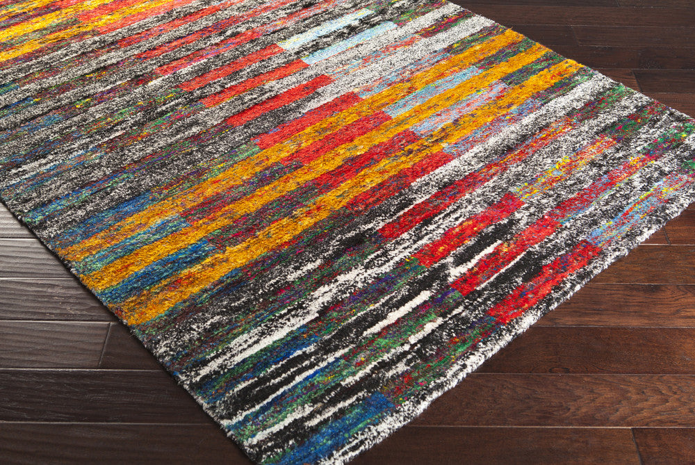 Chocho Black/Cherry Area Rug