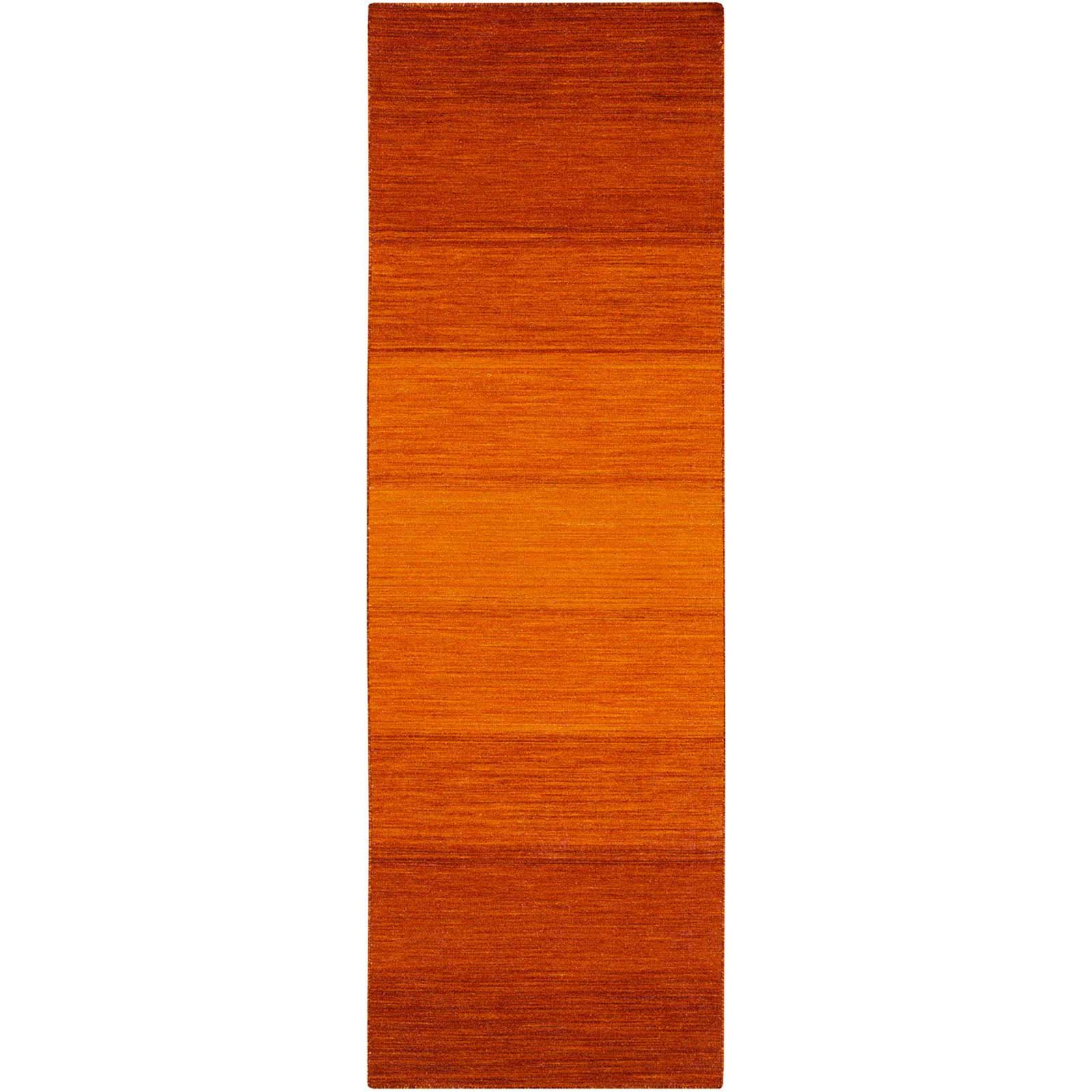 Chaz Tangerine/Burnt Orange Runner Rug