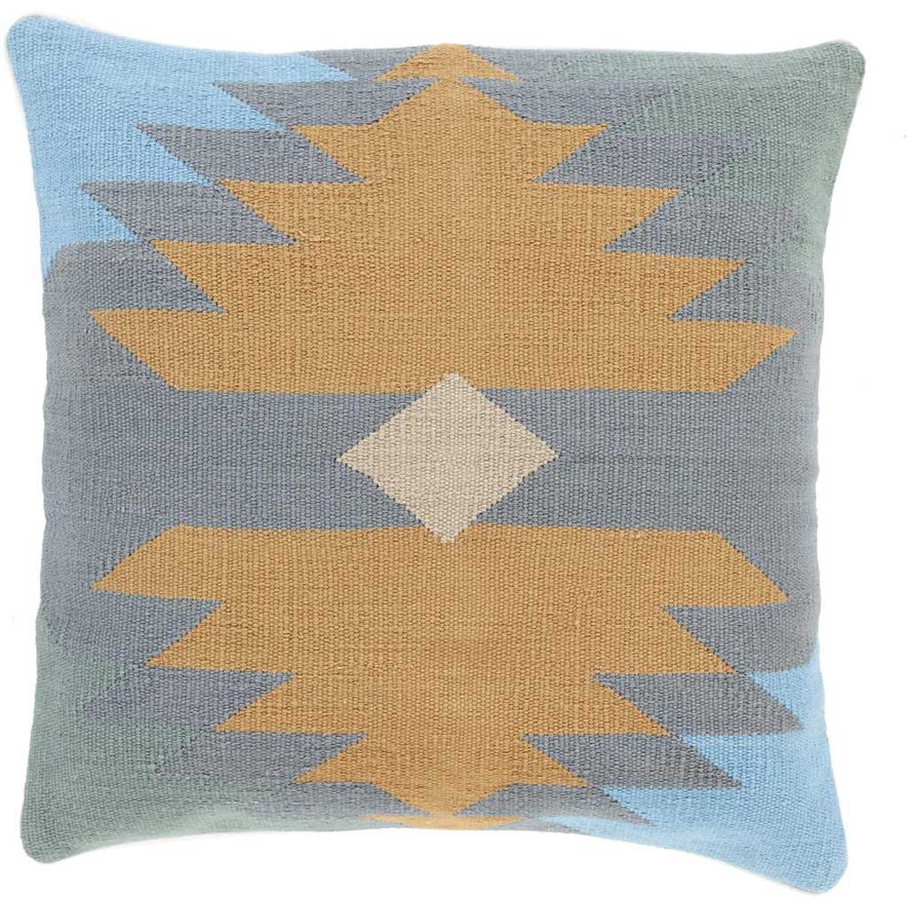 Taken with Tribal Gold/Slate Pillow