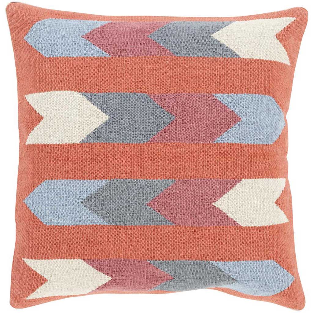 Taste of Tribal Rust/Burgundy Pillow