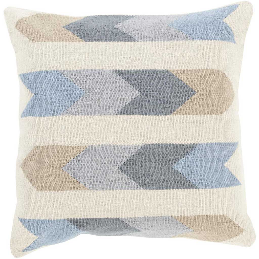 Taste of Tribal Beige/Charcoal Pillow