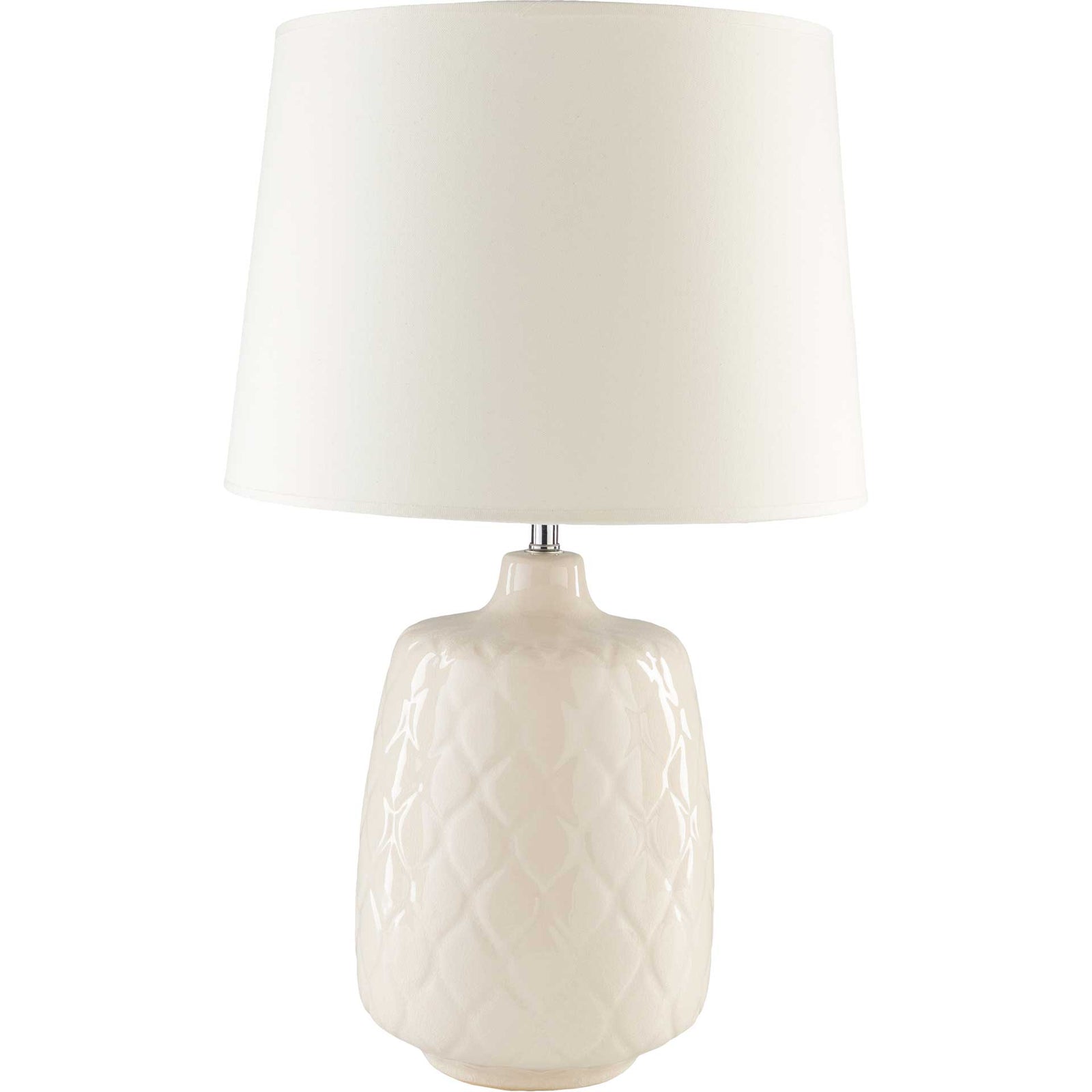 Claire Table Lamp Khaki/Cream