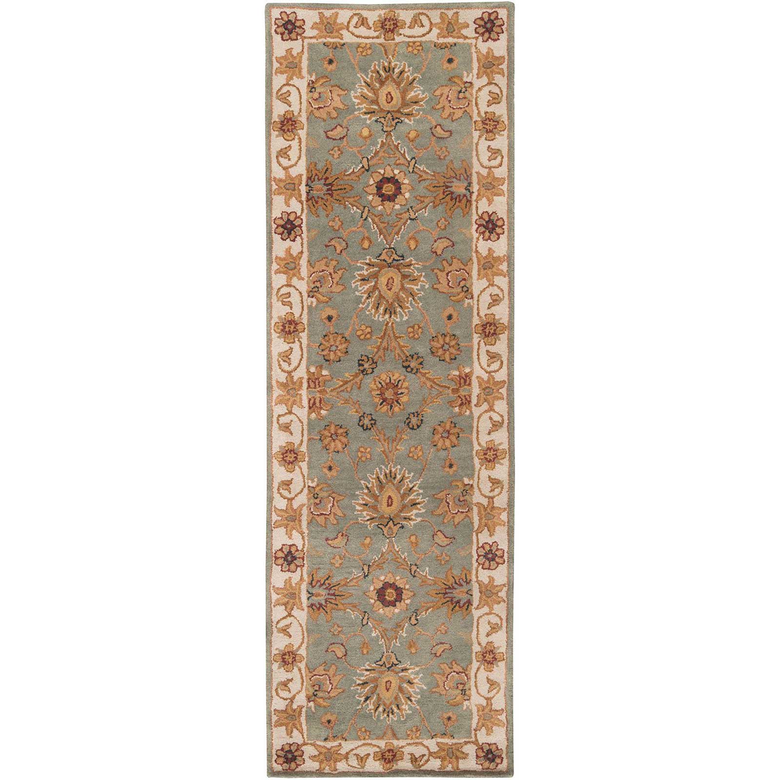 Clifton Slate/Beige Runner Rug