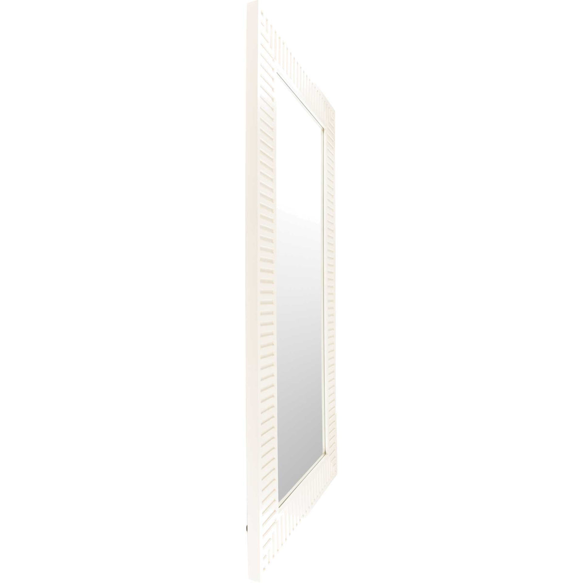 Cole Mirror Ivory/White