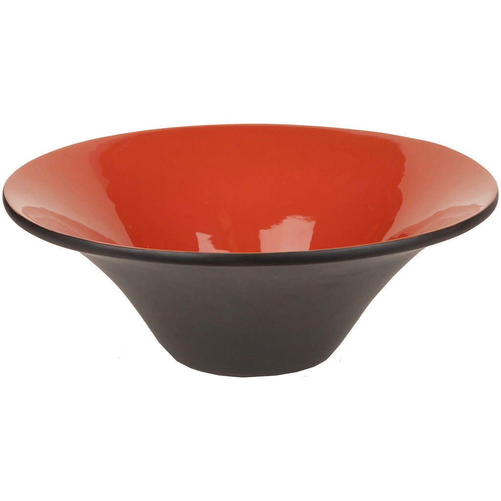 Athens Jar Bamboo Bowl Rust Small