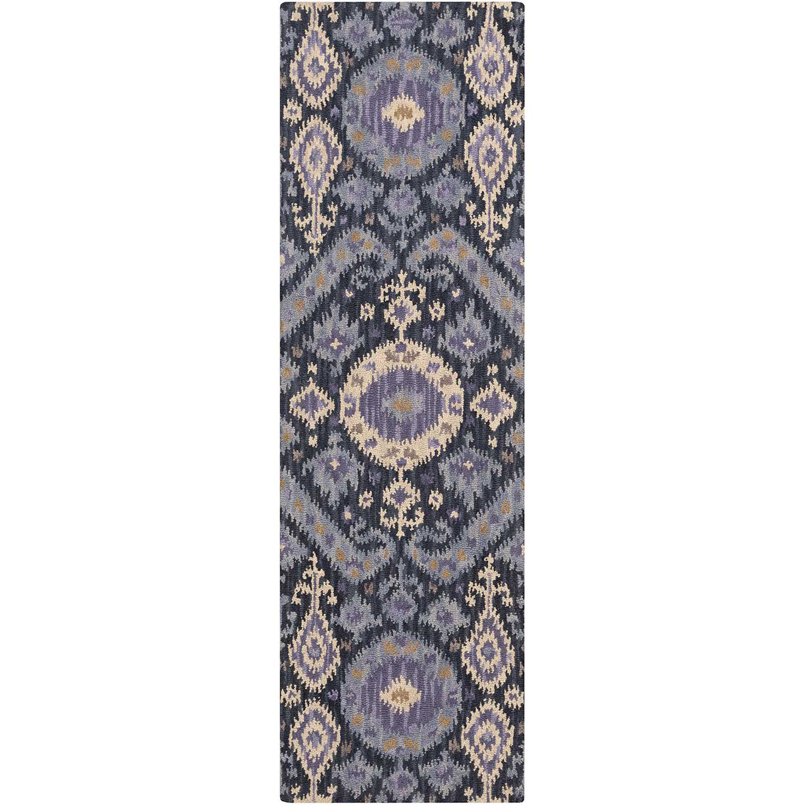 Centennial Taupe/Lavender Runner Rug