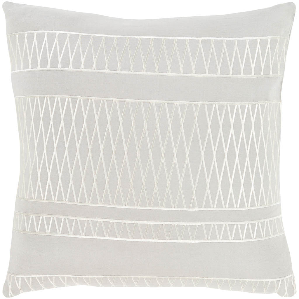 Cora Light Gray/Beige Pillow