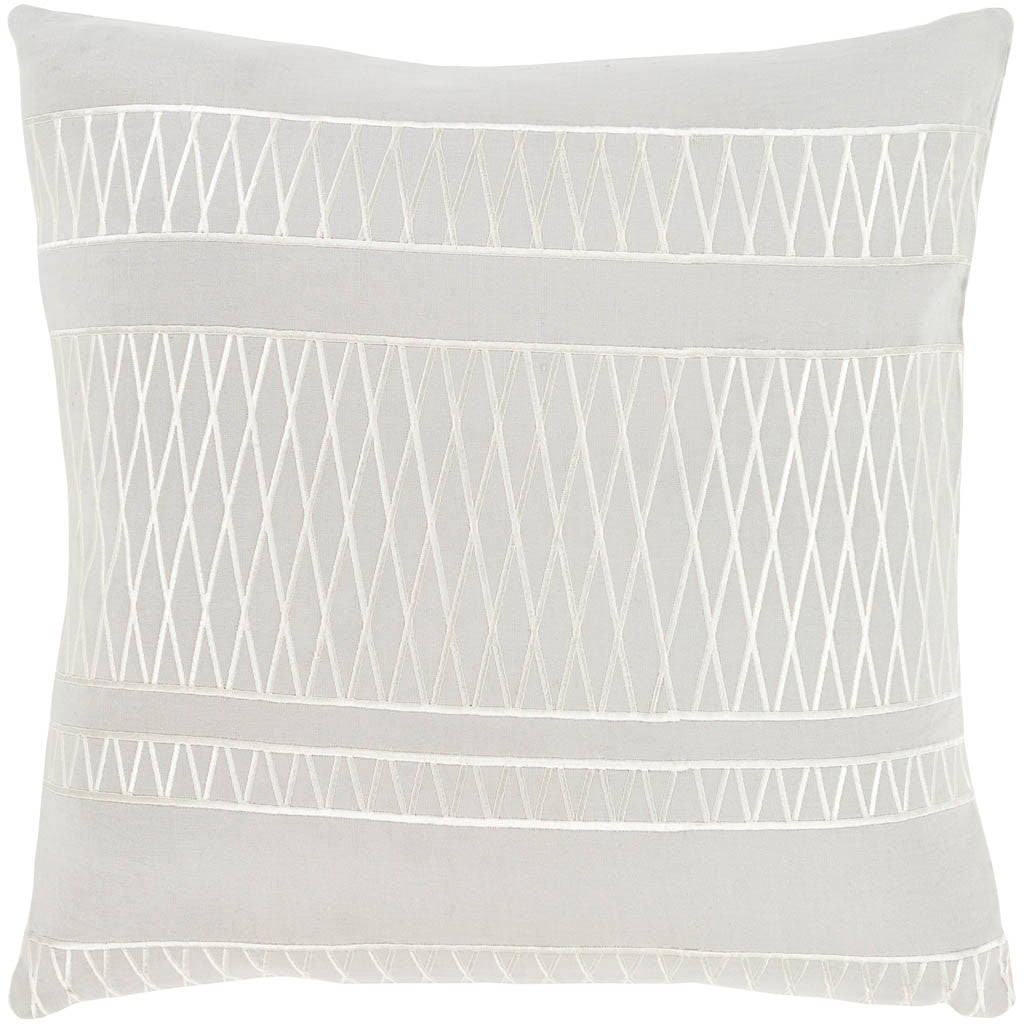 Cora Light Gray/Beige Pillow
