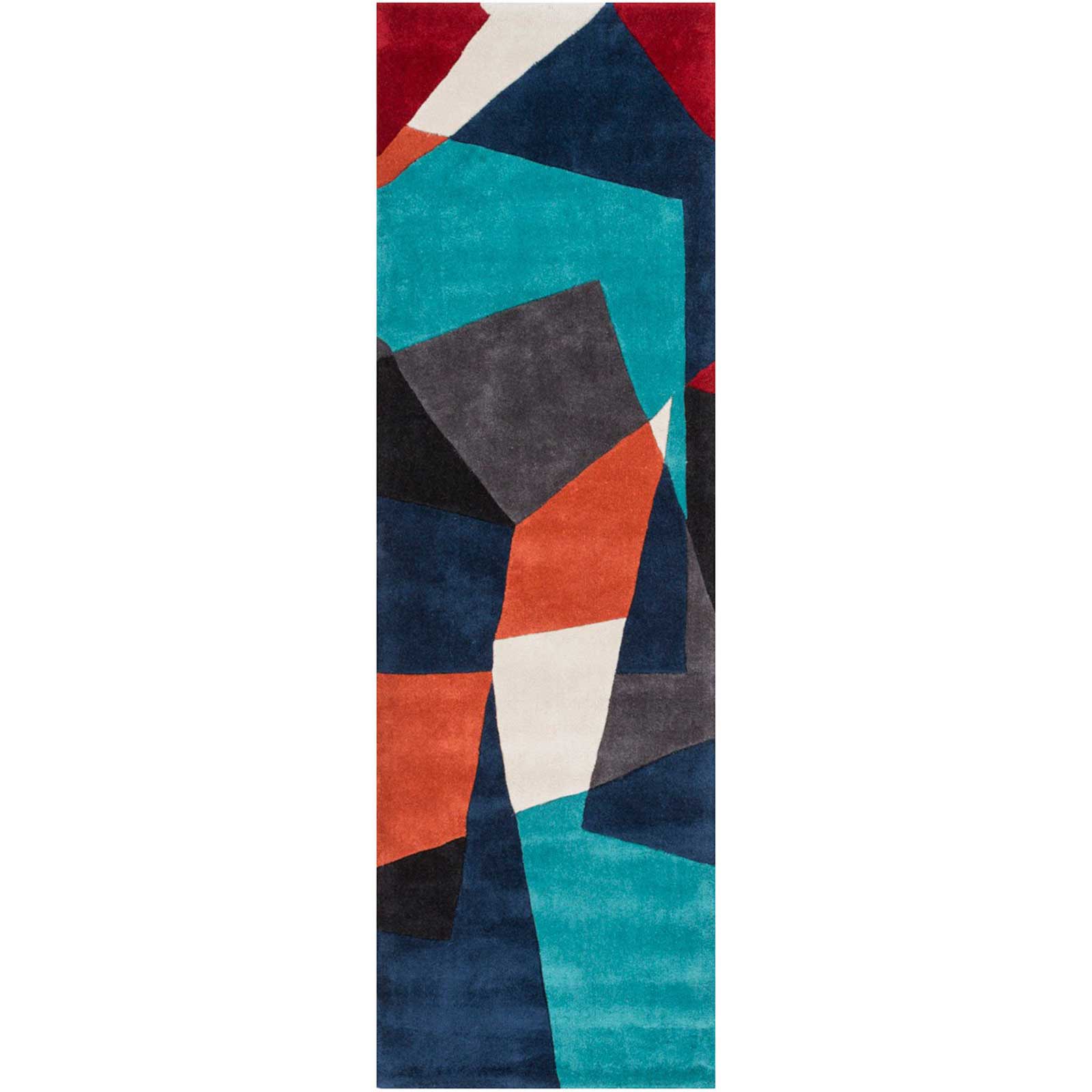 Cosmopolitan Rust/Navy Runner Rug