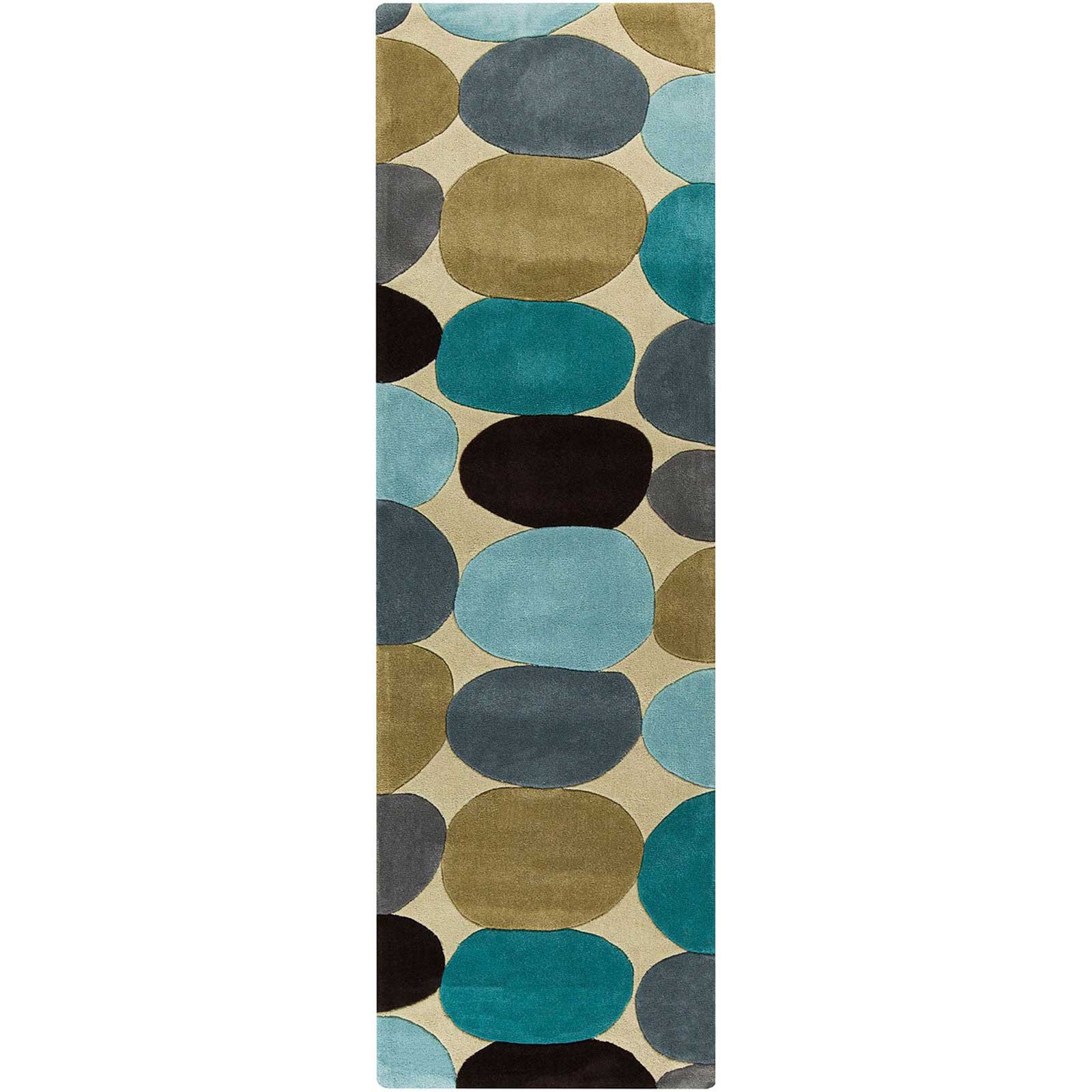 Cosmopolitan Olive/Slate Runner Rug