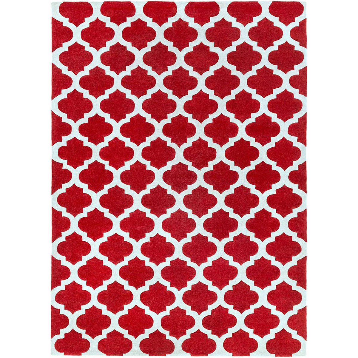 Cosmopolitan Light Gray/Cherry Area Rug - Froy.com