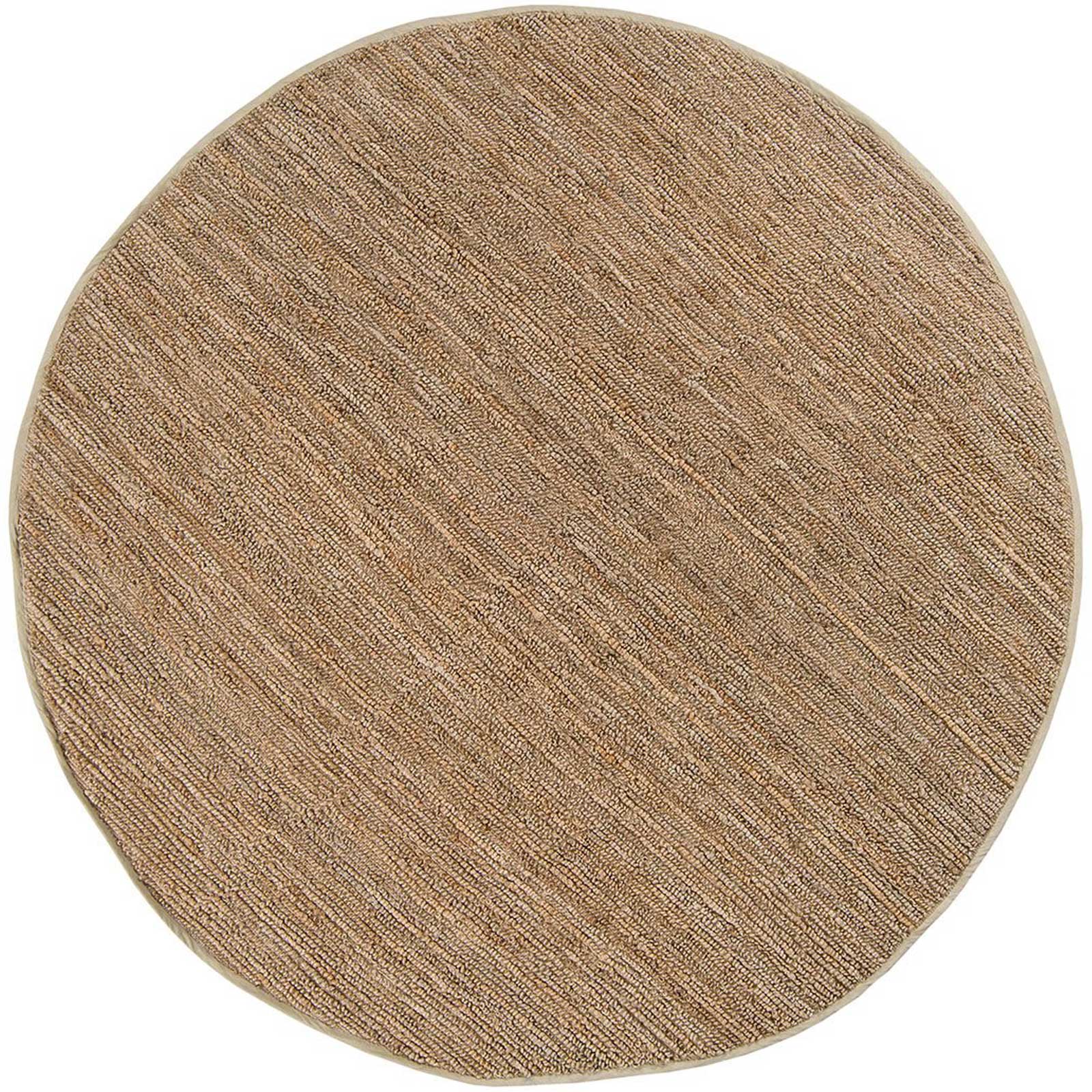 Continental Taupe Round Rug
