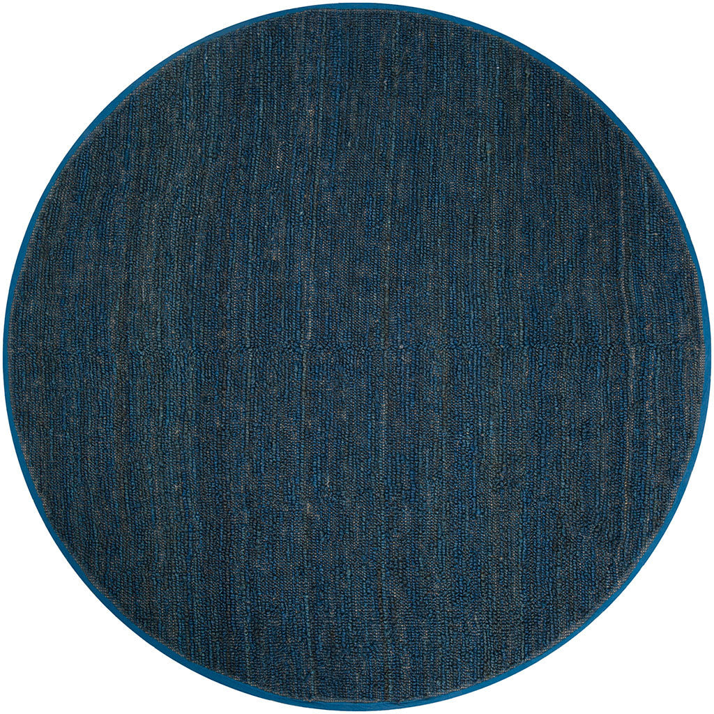 Continental Navy Round Rug