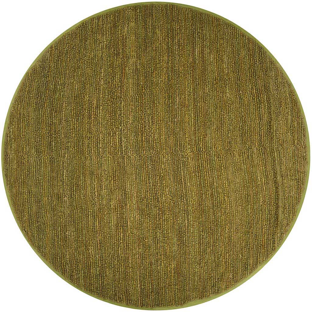 Continental Olive Round Rug