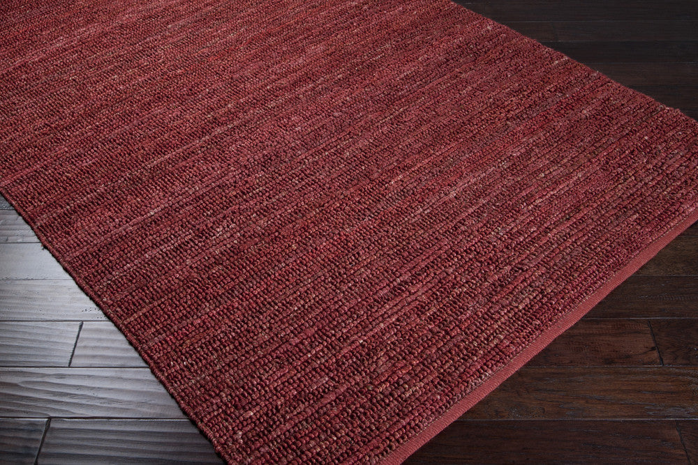 Continental Burgundy Area Rug