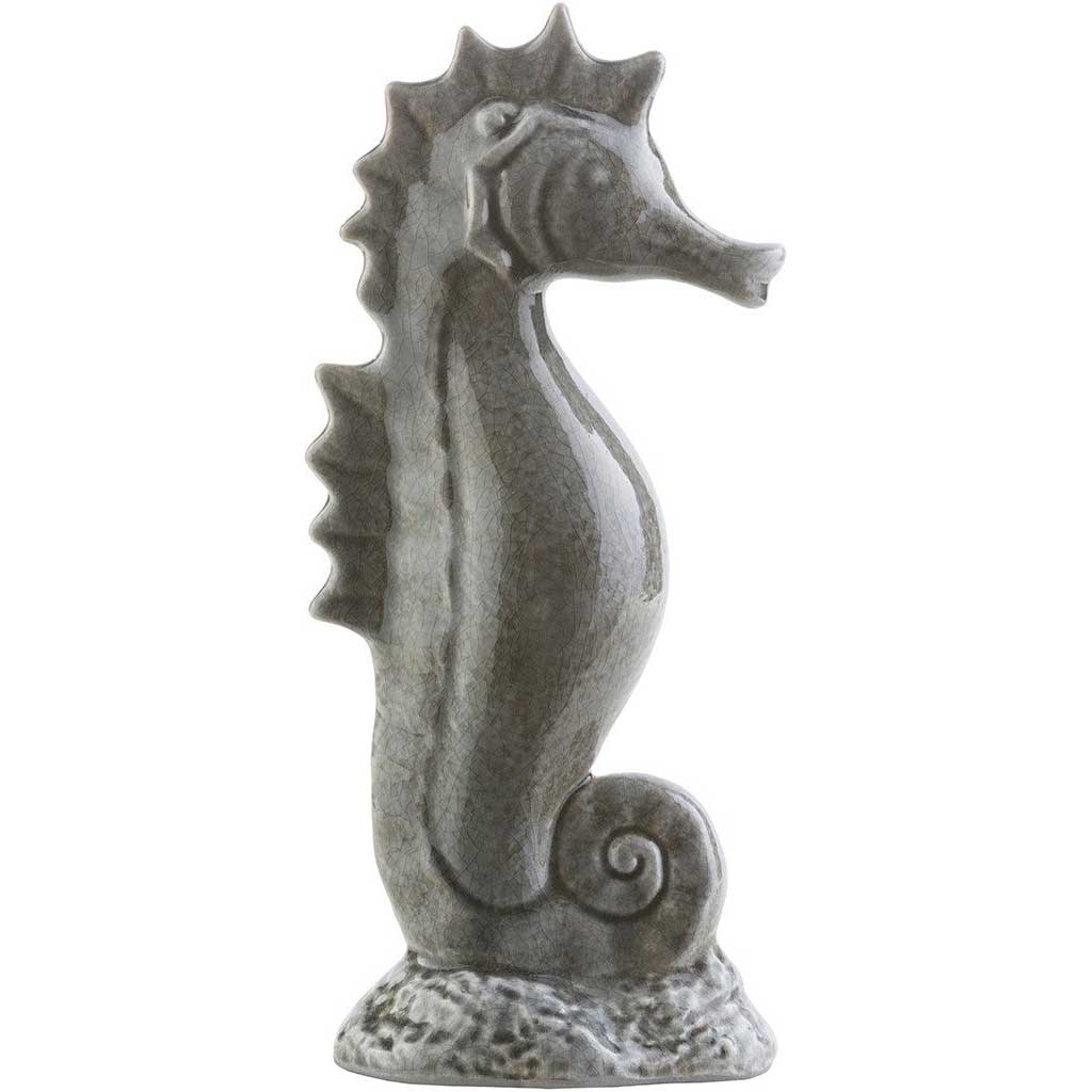 Clearwater Ceramic Sea Horse Charcoal