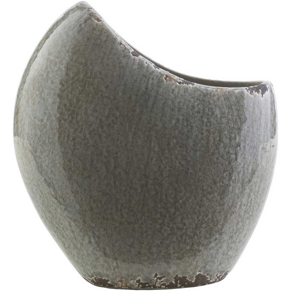Clearwater Ceramic Table Vase Charcoal