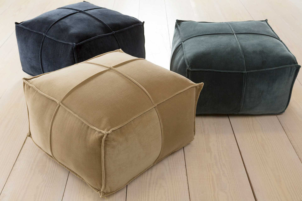 Conner Pouf Teal