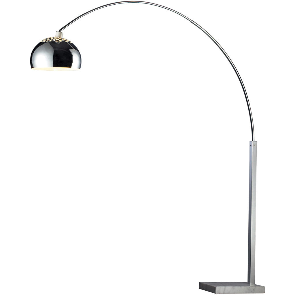 Parsons Arc Floor Lamp Chrome