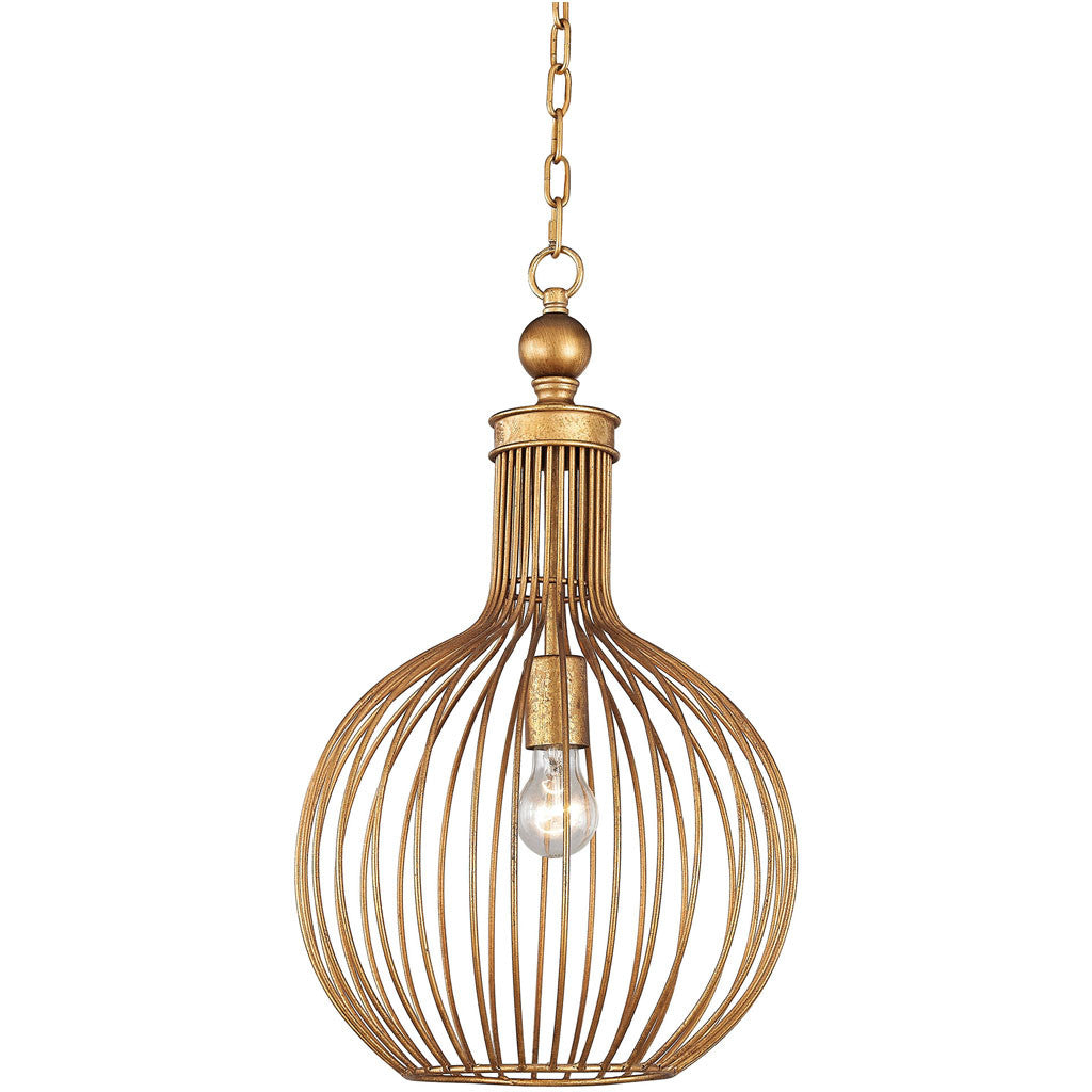 Fordham Pendant Gold Leaf