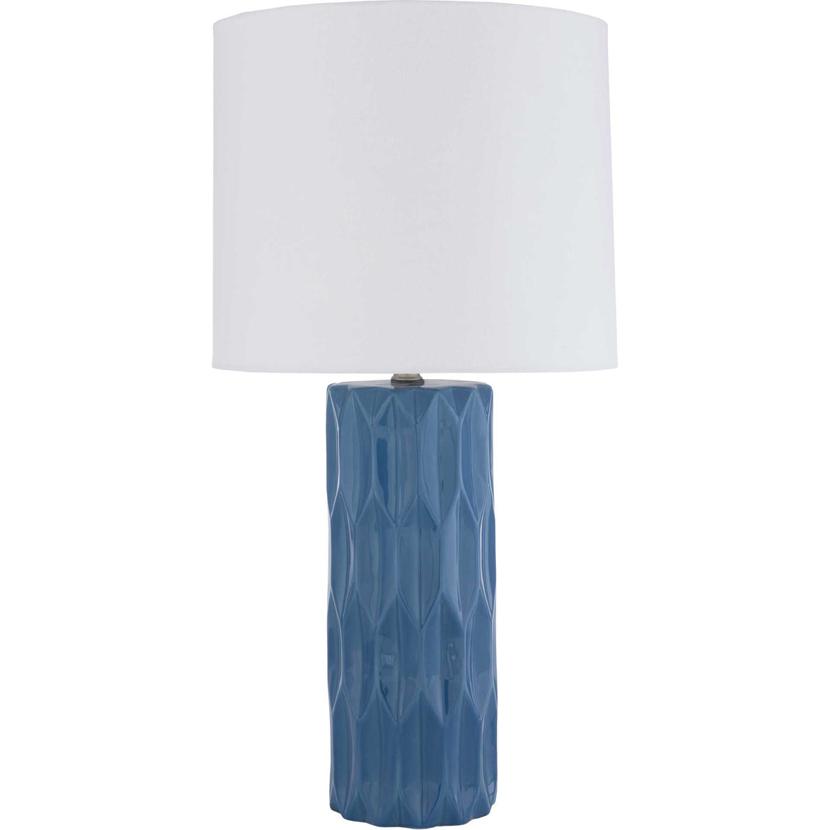 Drake Table Lamp Bright Blue/White/Blue