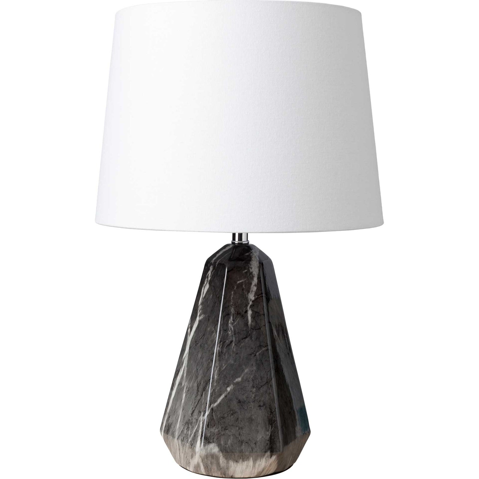 Dennis Table Lamp White/Black