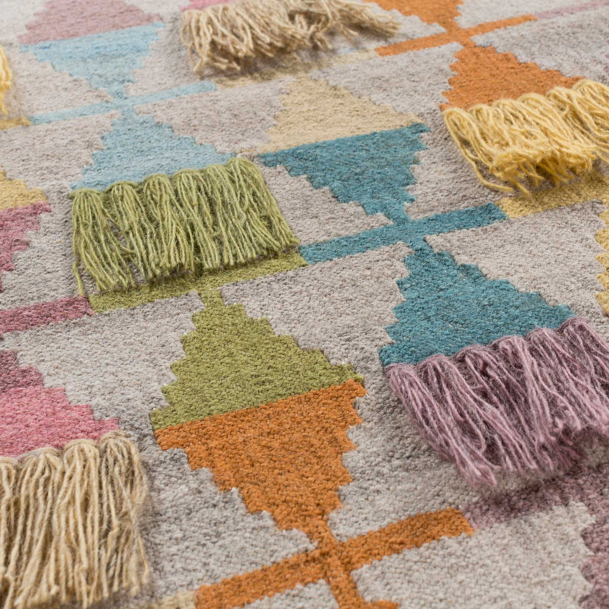 Abel Wall Hanging Bright Yellow/Beige/Wheat