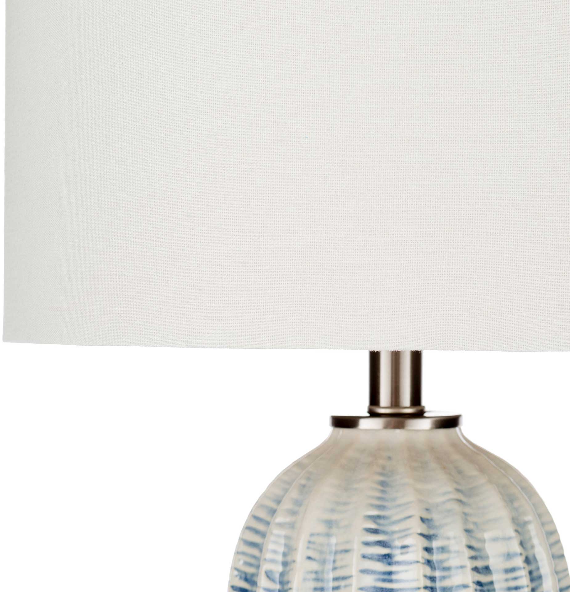 Adelaide Table Lamp Navy/White/Blue