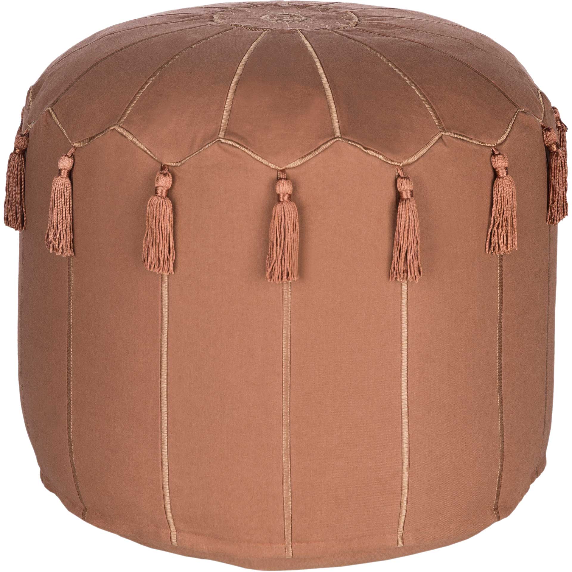 Declan Pouf Camel/Wheat