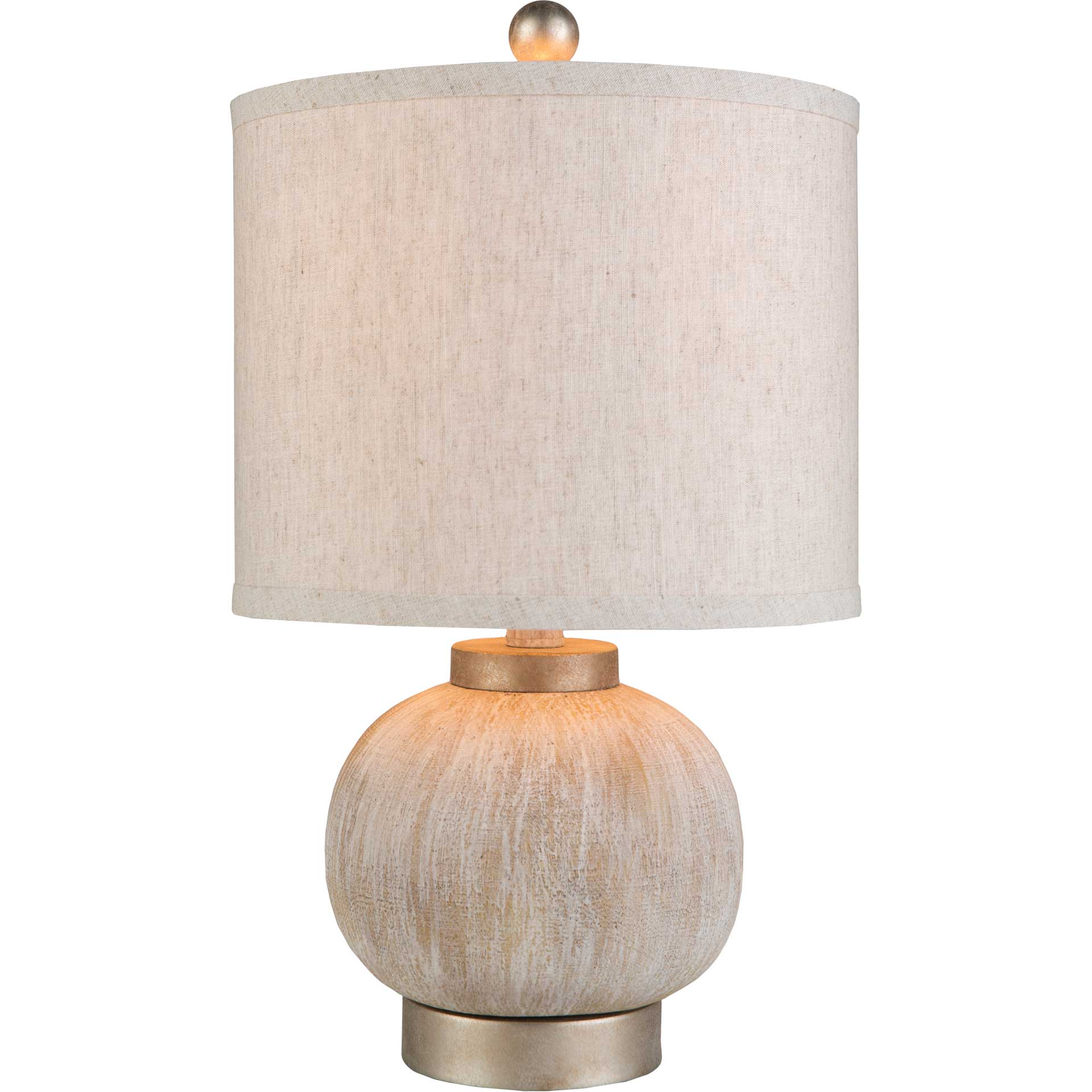 Denver Table Lamp Ivory/Tan/White