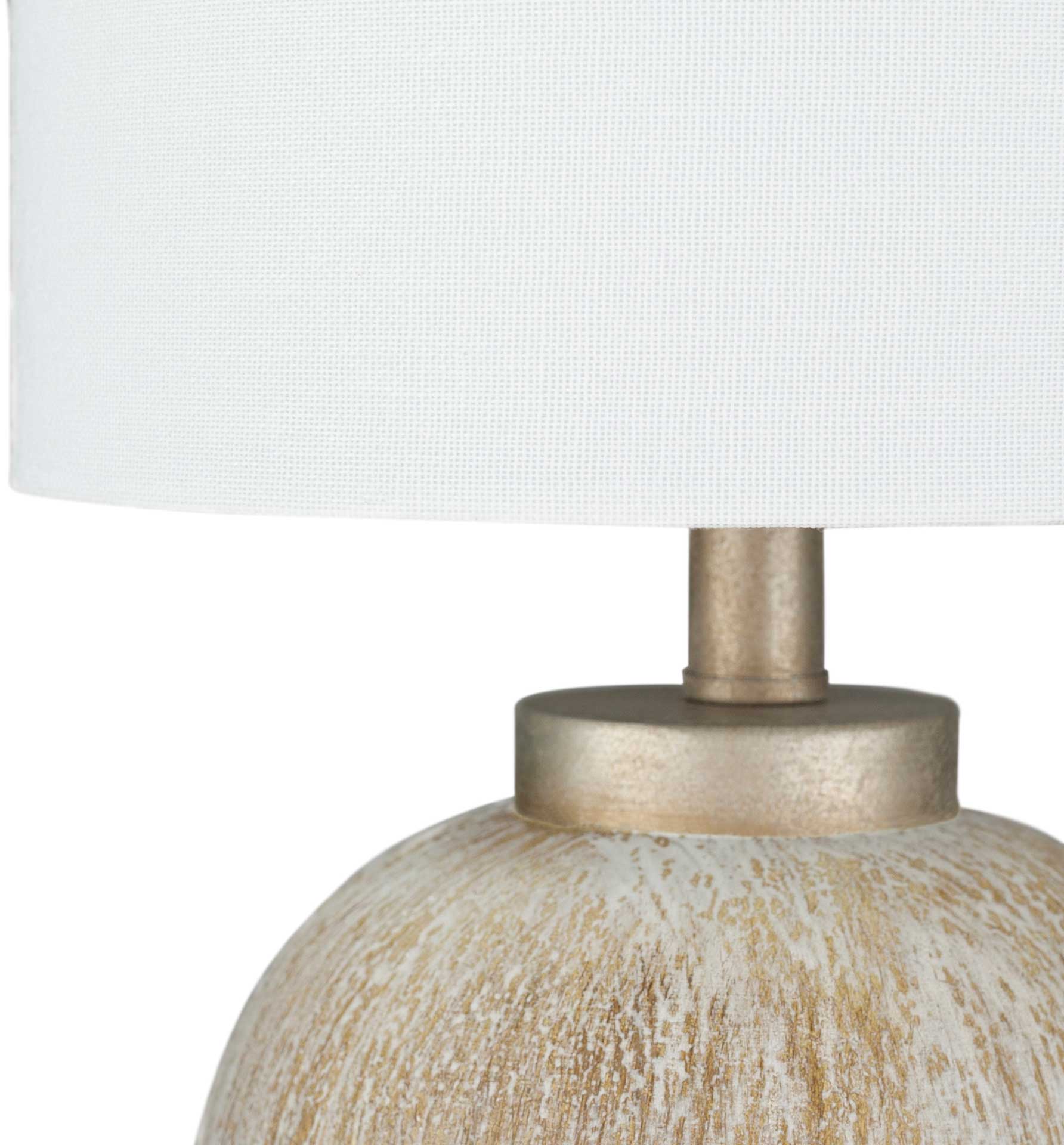 Denver Table Lamp Ivory/White/Tan