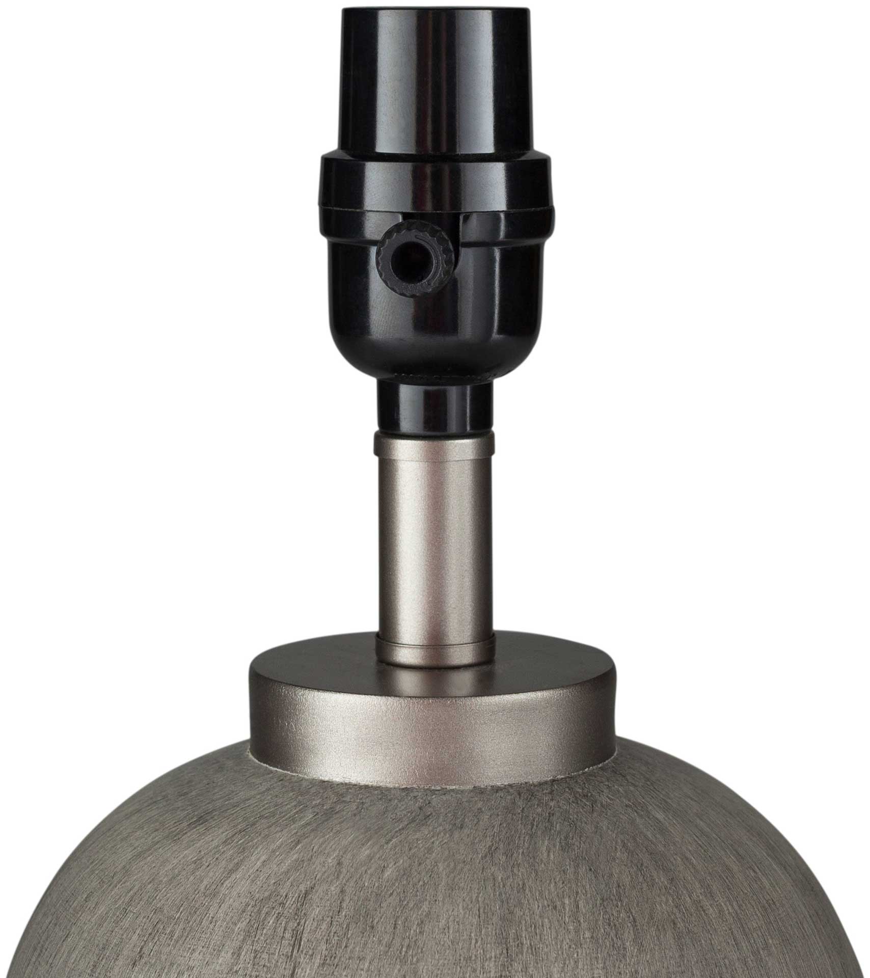 Denver Table Lamp Charcoal/White/Gray