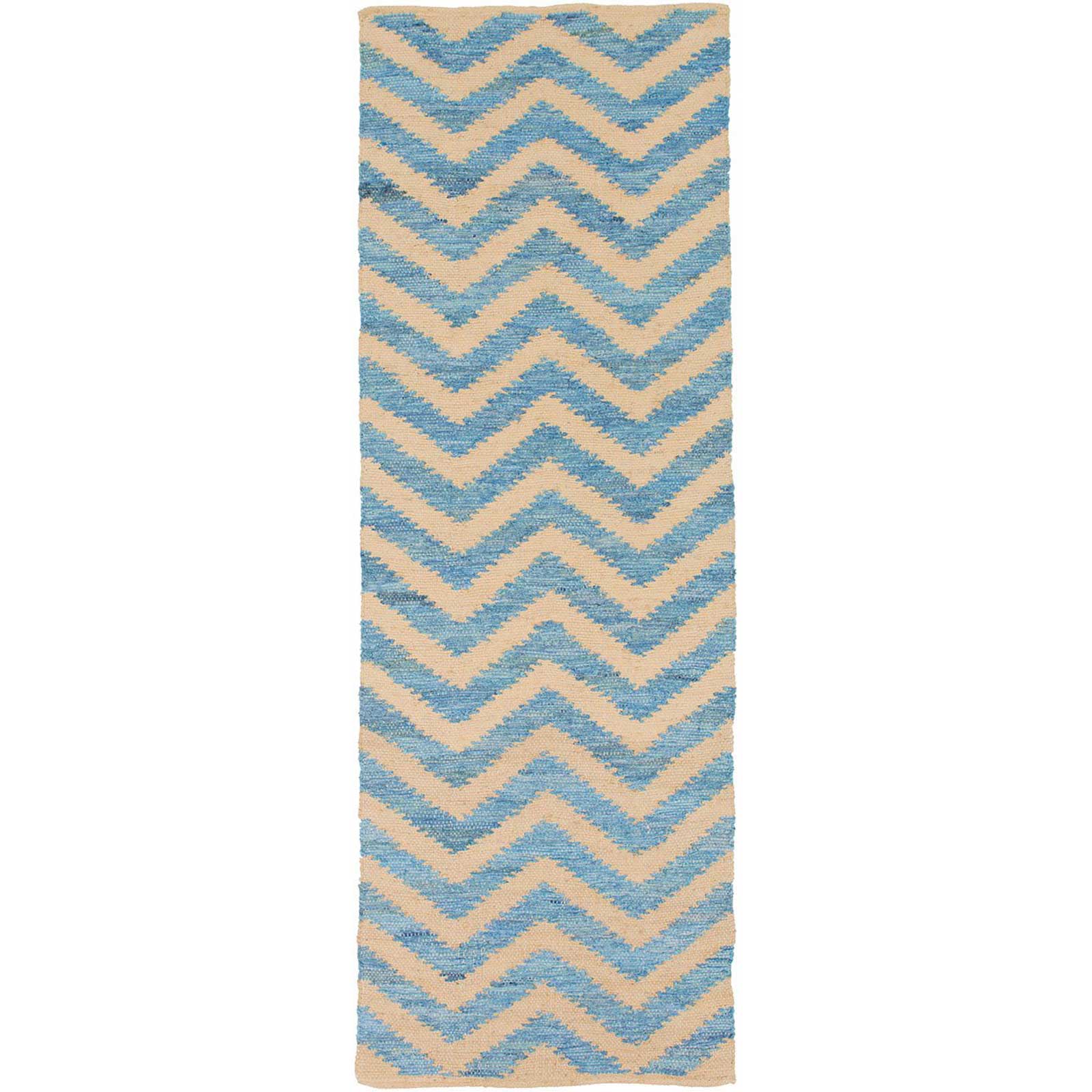 Denim Slate/Beige Runner Rug