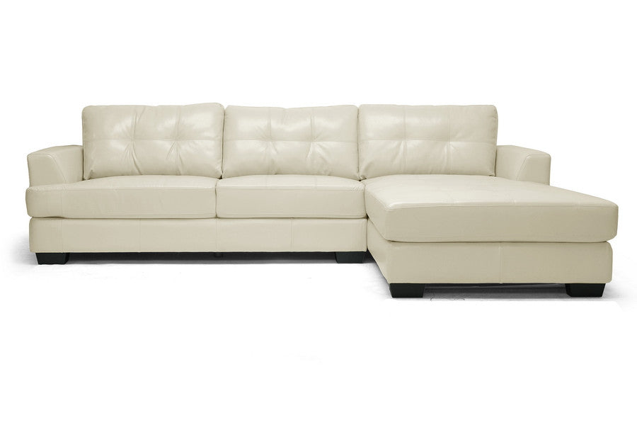 Genoa Sectional Sofa Cream