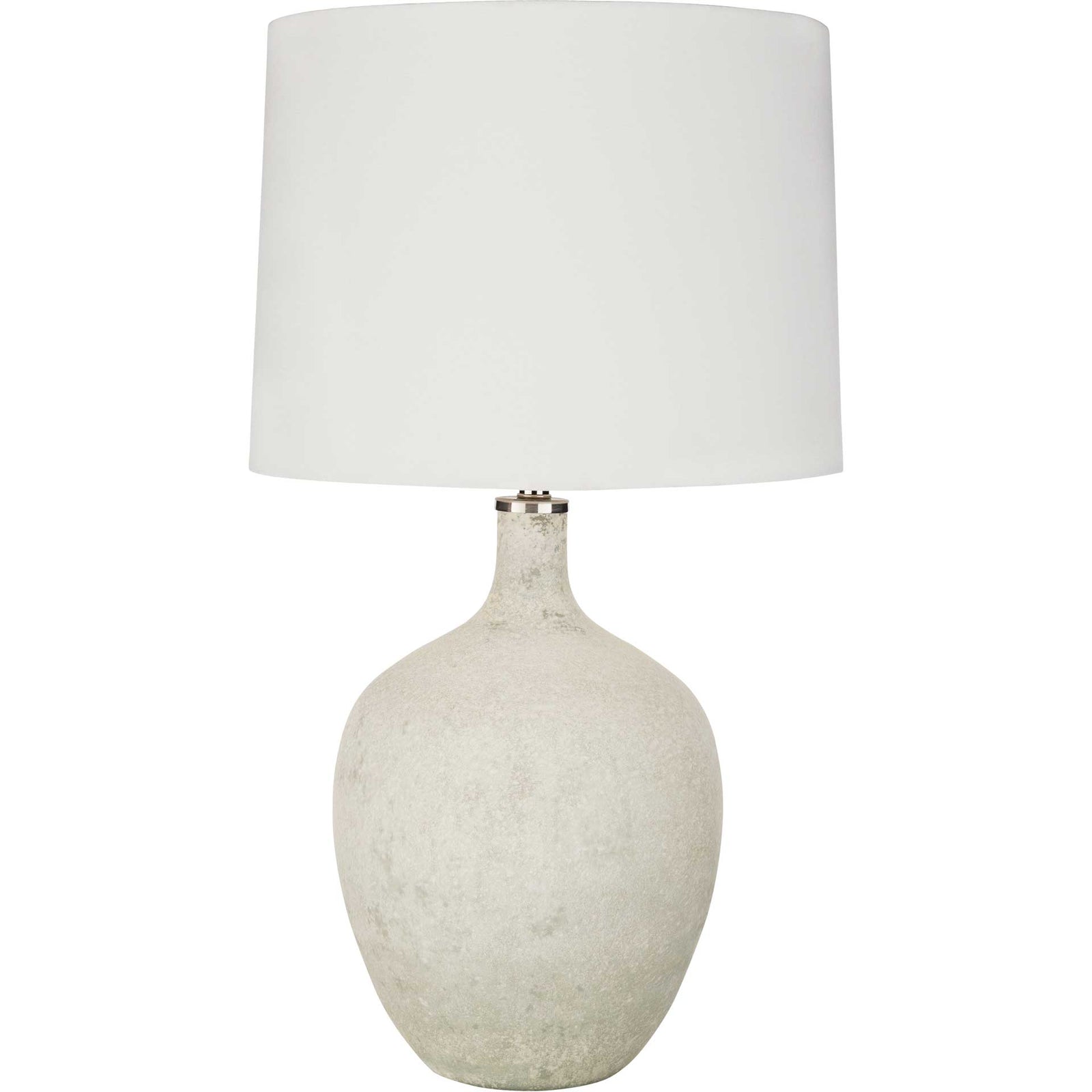 Duke Table Lamp Ivory/White