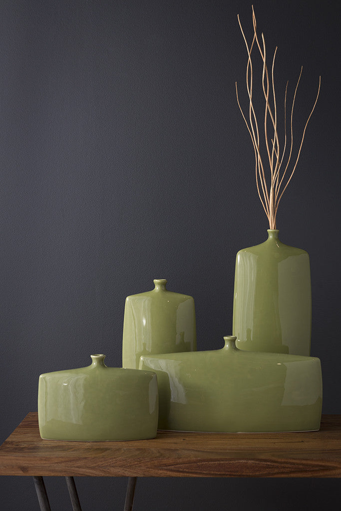 Druid Ceramic Table Vase Moss