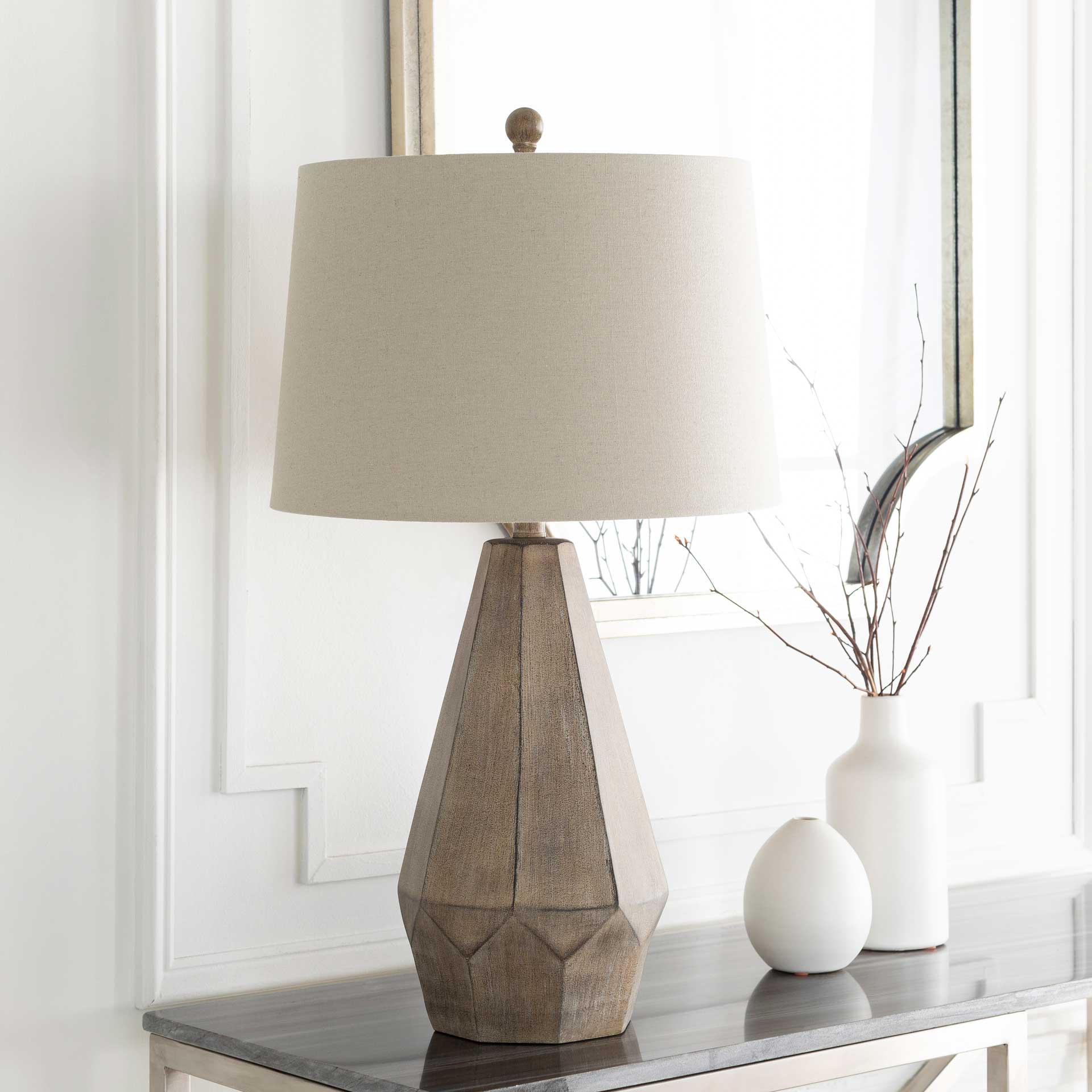 Dream Table Lamp Taupe/Slate Gray/Gray