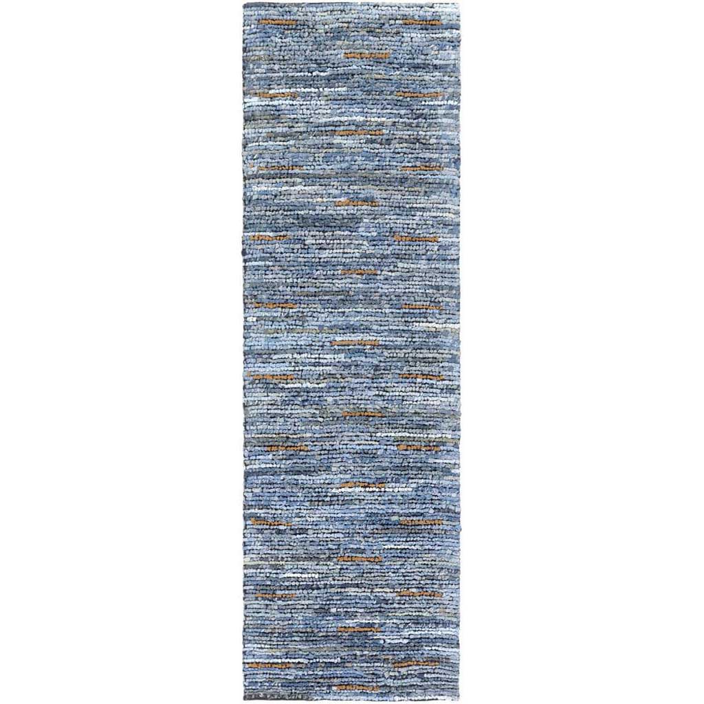 Dungaree Ivory/Sky Blue/Slate Runner Rug