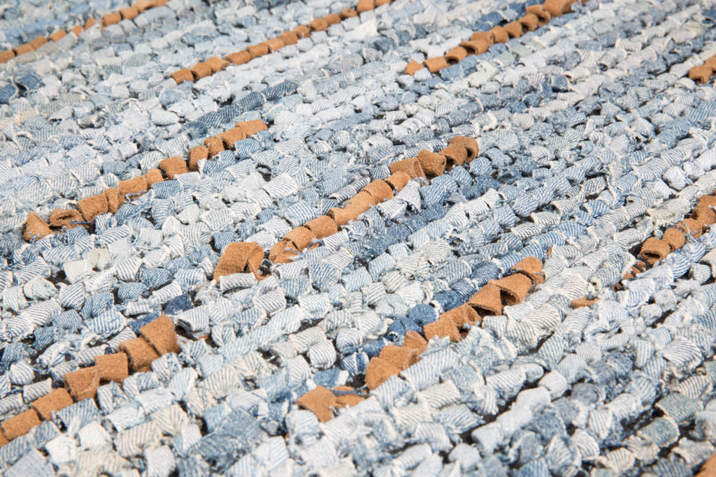 Dungaree Ivory/Sky Blue/Slate Area Rug