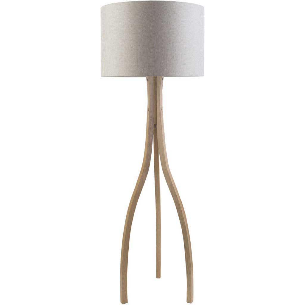 Duxbury Beige Floor Lamp