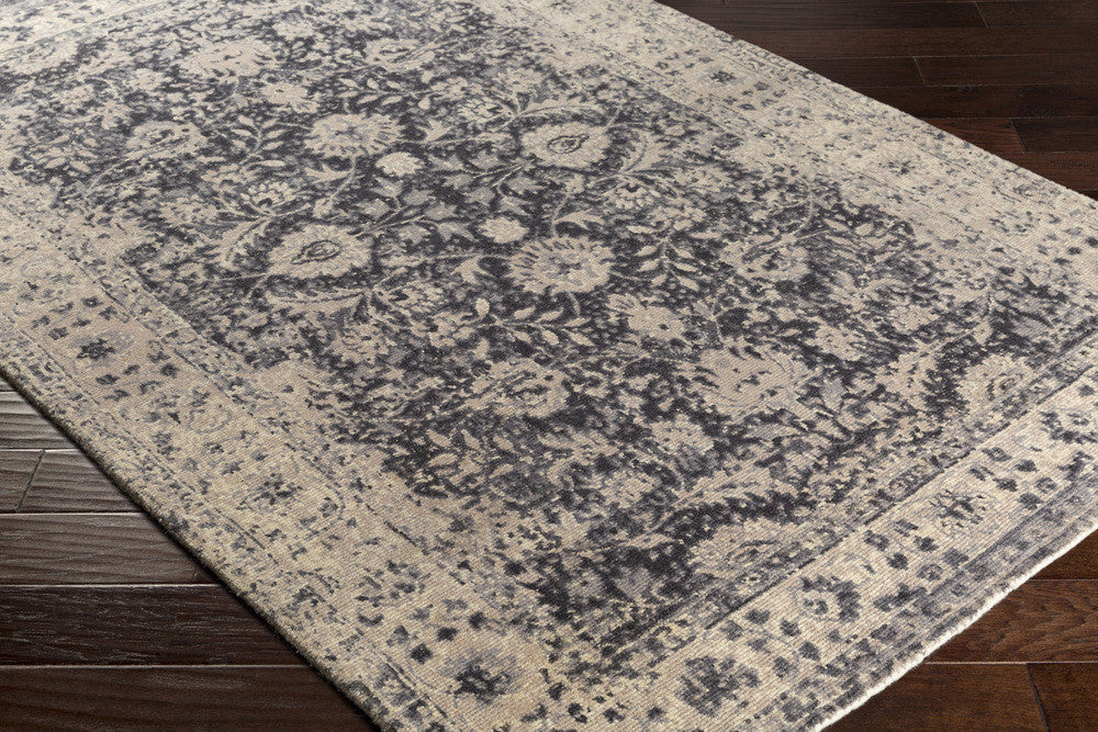 Edith Cream/Taupe/Charcoal Area Rug