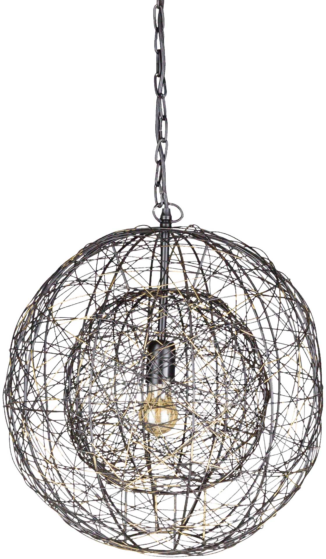 Emberly 2 Concentric Pendant Bronze