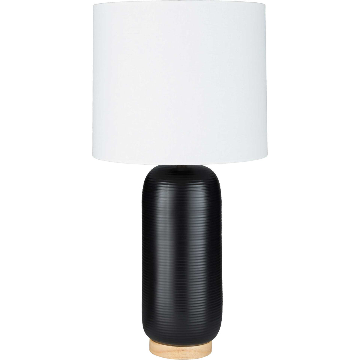 Everly Table Lamp Black/White