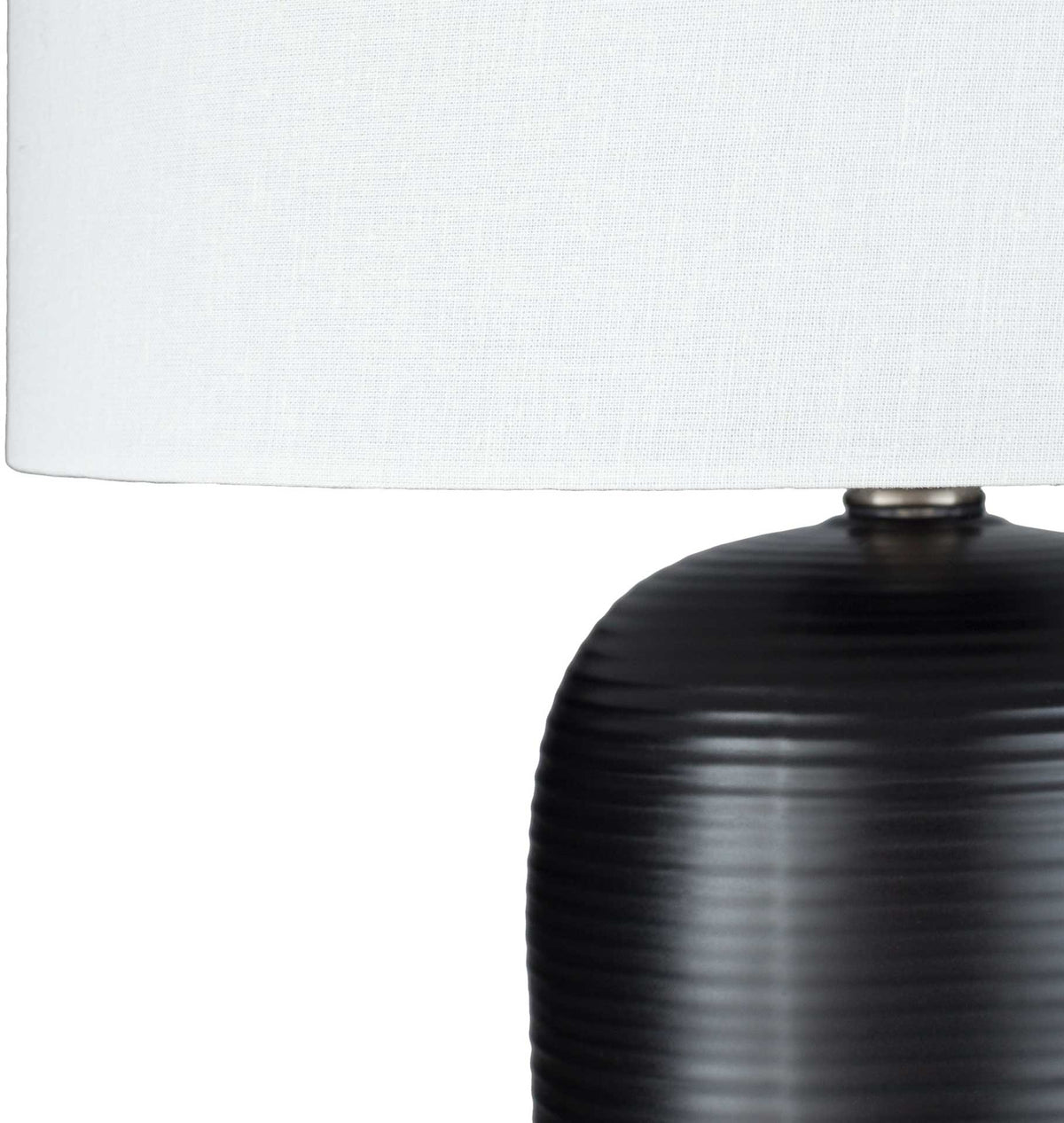 Everly Table Lamp Black/White