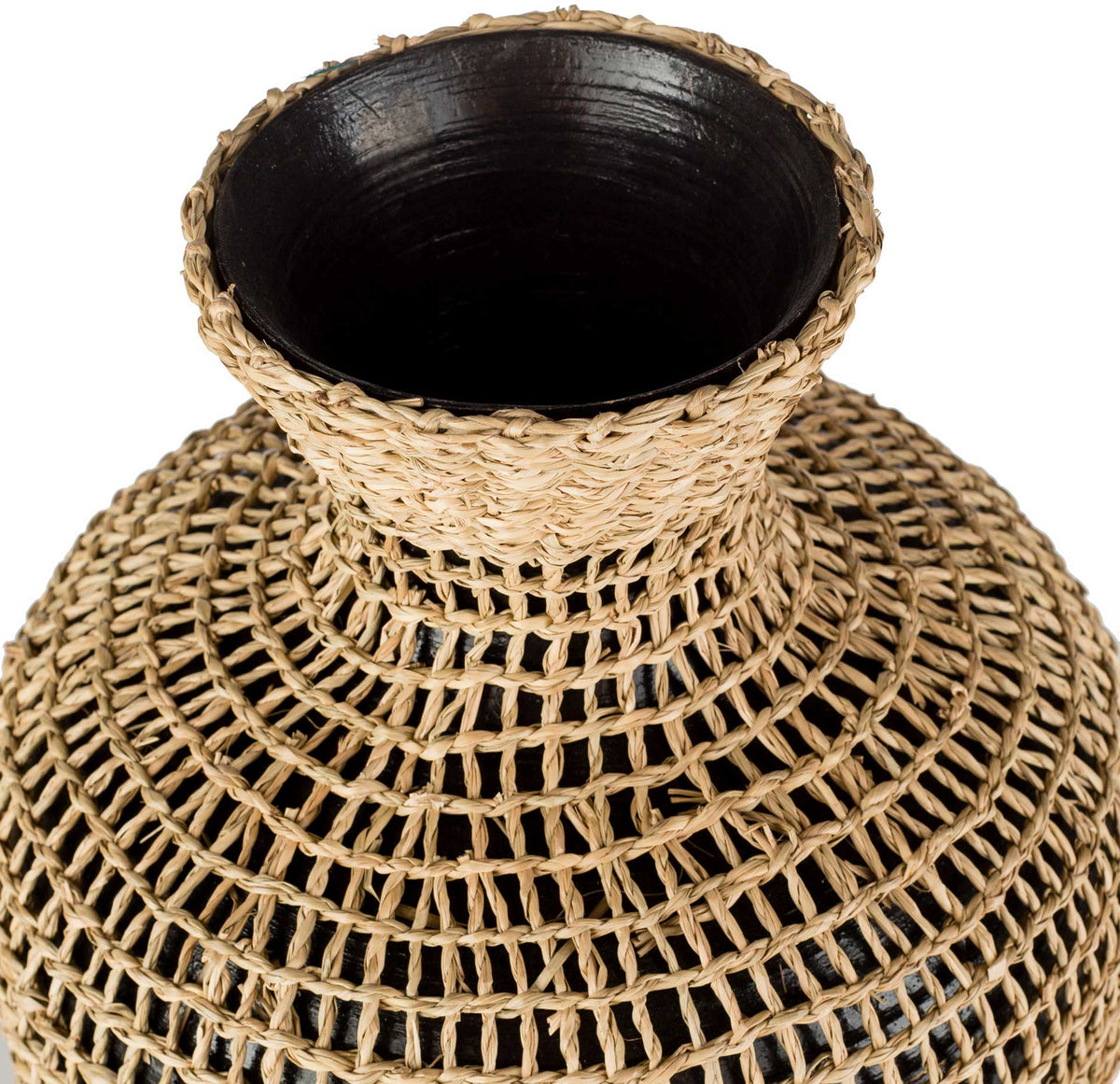 Elaine Vase Black Small