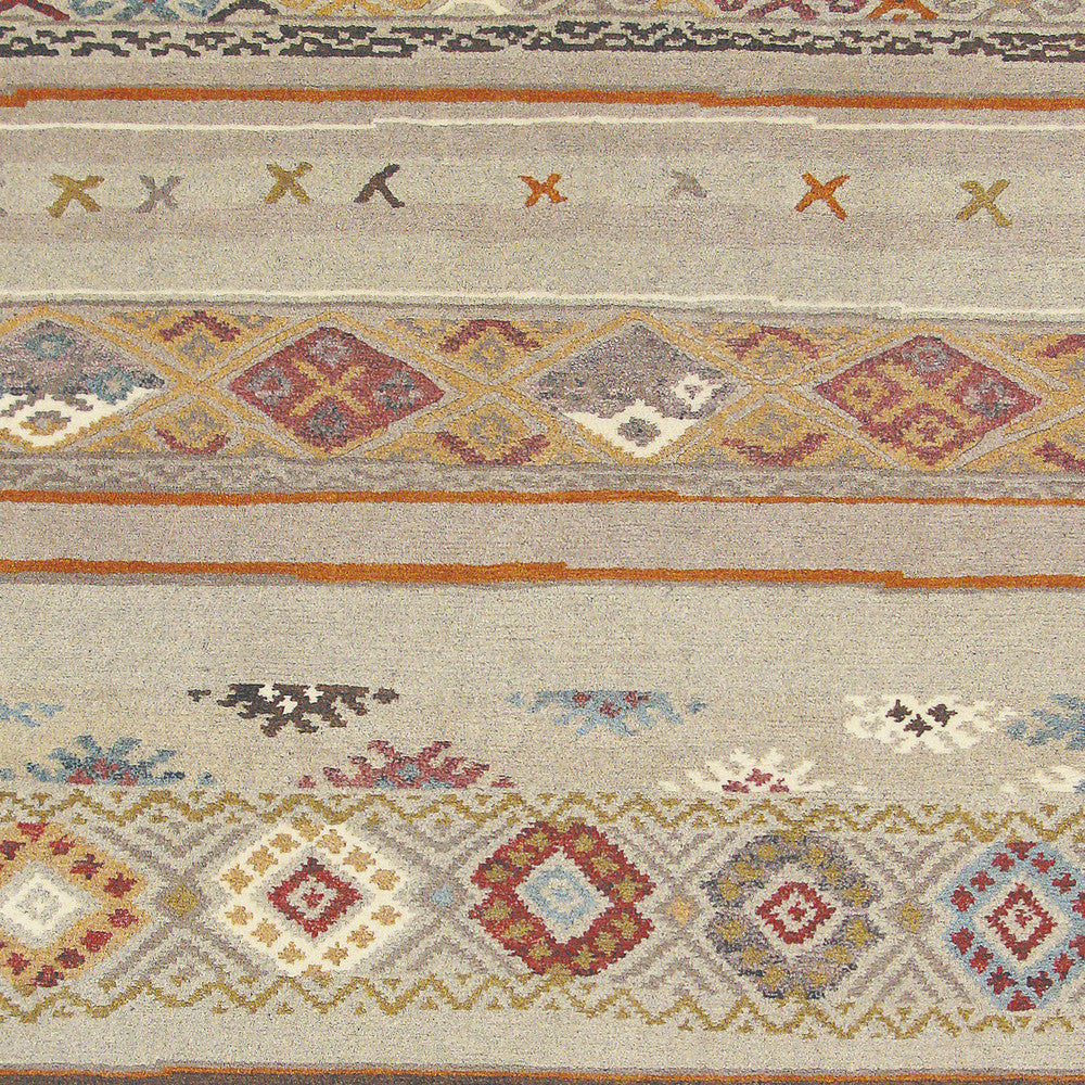 Eastwood Khaki/Camel/Teal Area Rug