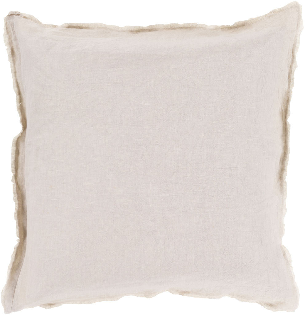 Eyelash Beige/Taupe Pillow