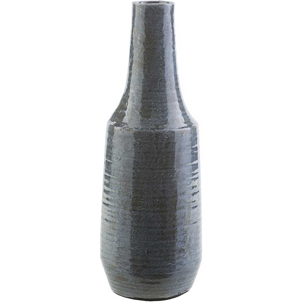 Farina Ceramic Table Vase Navy Large
