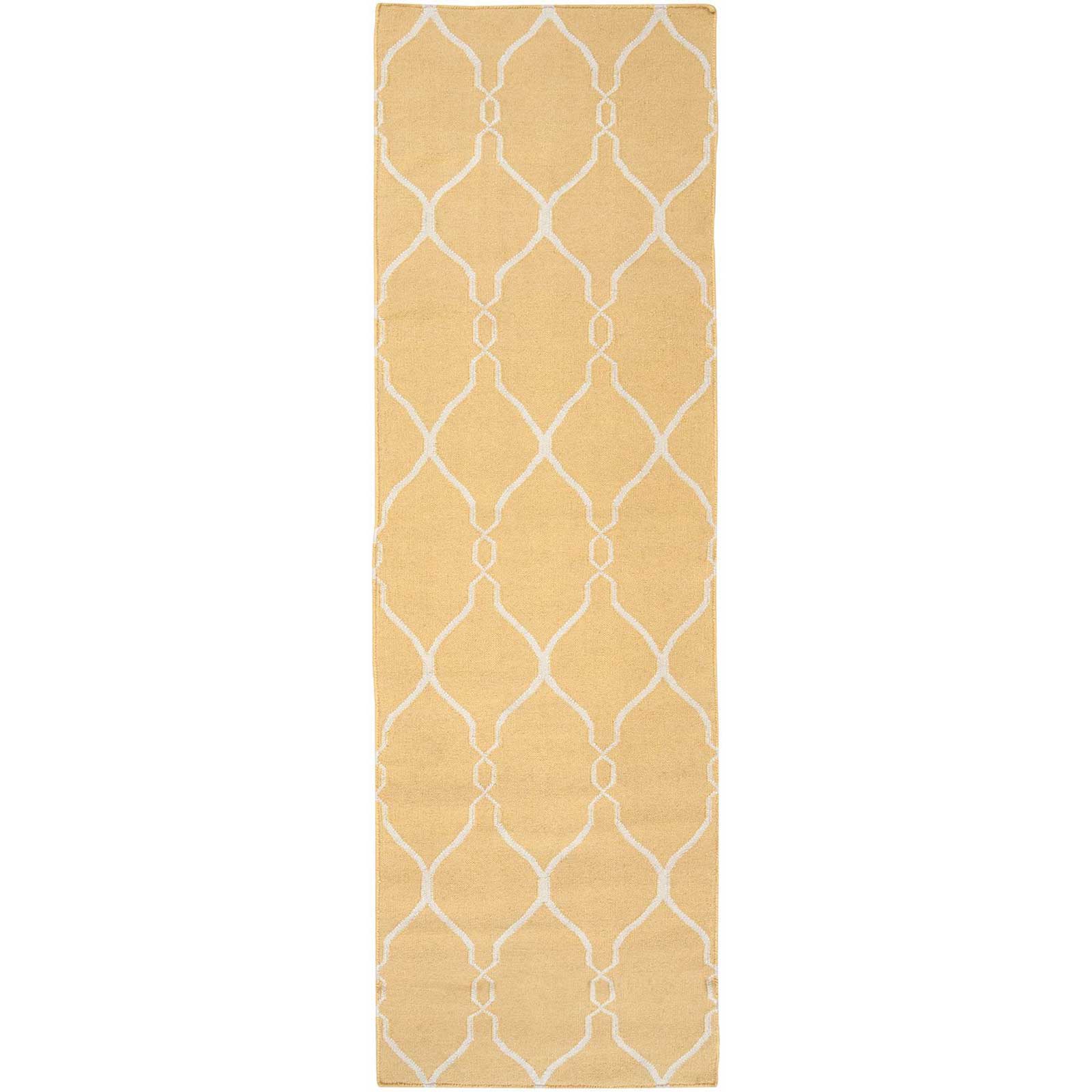 Fallon Gold/Light Gray Runner Rug