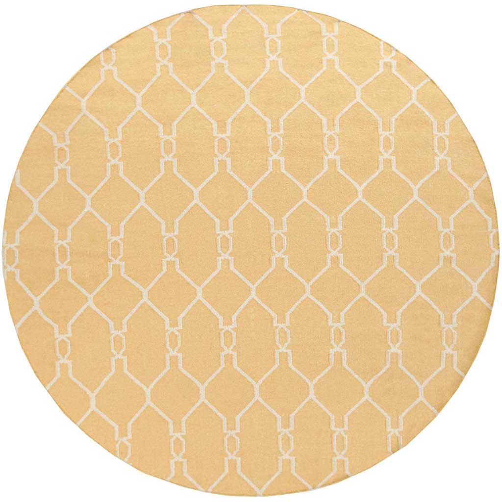 Fallon Gold/Light Gray Round Rug